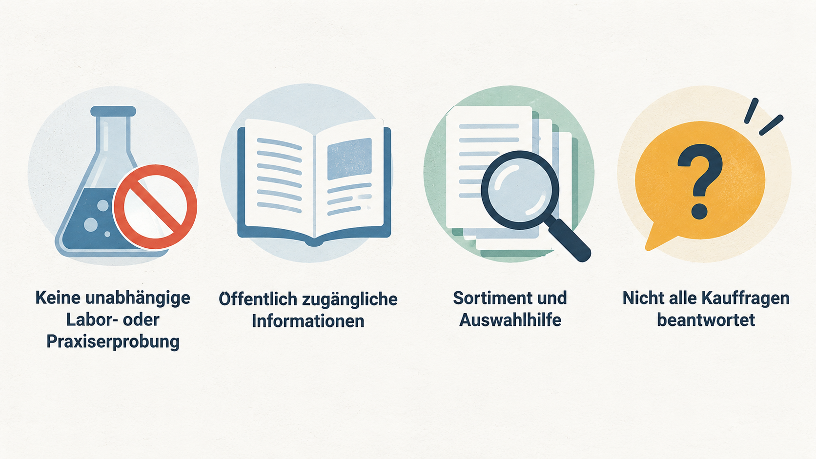 Eine nummerierte Checkliste der drei im Abschnitt genannten Prüfschritte: Herstellerangaben als Ausgangspunkt nutzen, Produktseite prüfen und aktuelle Verkäuferbedingungen prüfen.