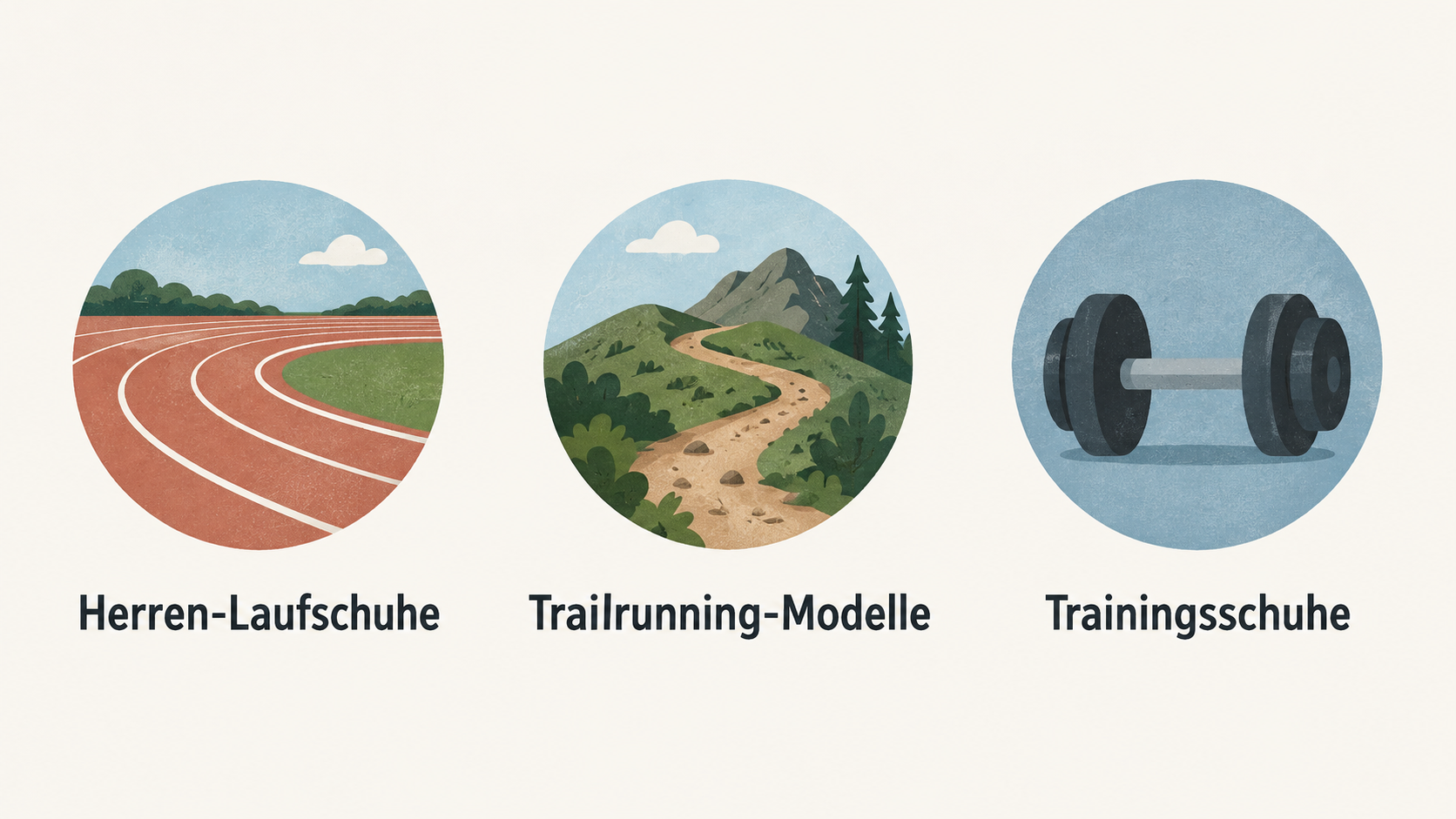 Die im Abschnitt genannten Produktarten der PUMA-Herren-Laufkategorie als Sortimentsüberblick zeigen.